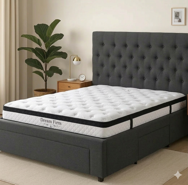Luna Bed with Dream Firm Mattress- King