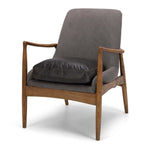 Steiner Armchair FULL Canvas Charcoal