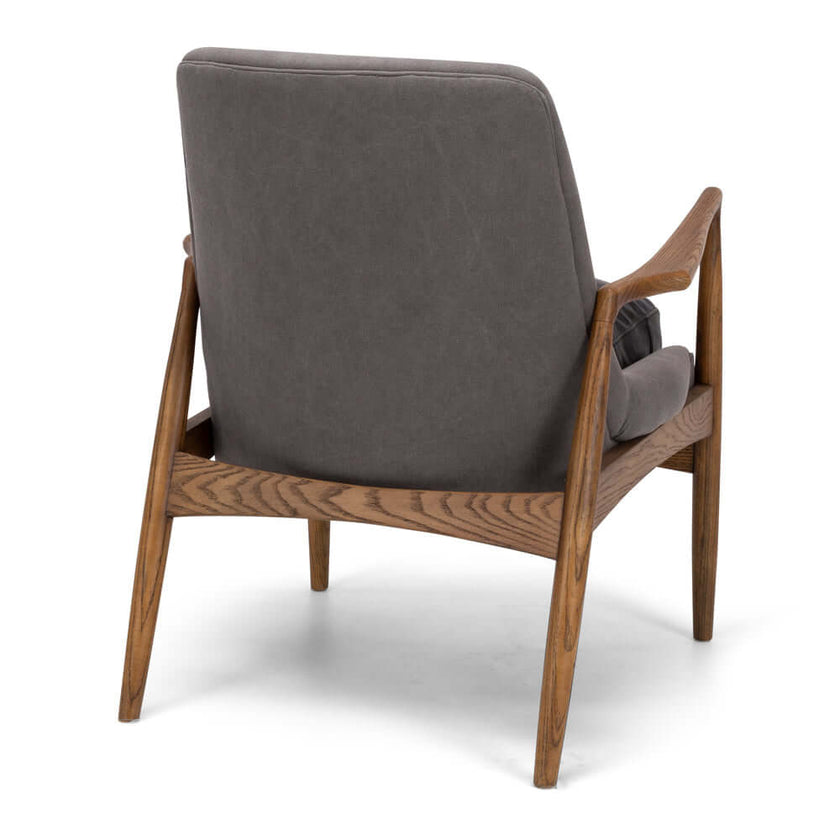 Steiner Armchair FULL Canvas Charcoal