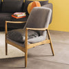 Steiner Armchair FULL Canvas Charcoal