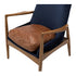Steiner Armchair Velvet Dark Blue