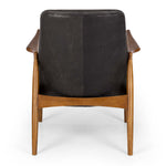 Steiner Armchair Black Wax Leather
