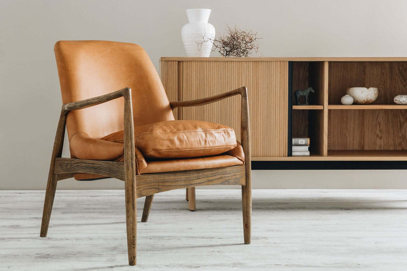 Steiner Armchair Cognac Leather
