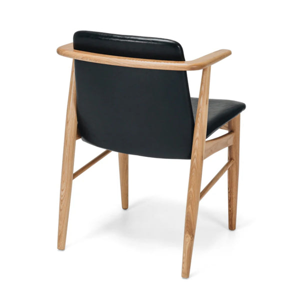 Flores Chair Vintage Black Pu