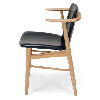 Flores Chair Vintage Black Pu
