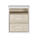 Fern 2 Drw Bedside-Tall (W: 474 × D: 396 × H: 587)-CLEARANCE