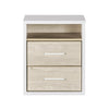 Fern 2 Drw Bedside-Tall (W: 474 × D: 396 × H: 587)-CLEARANCE