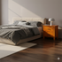 Alice 2 Drawer Bedside - Stained (W540 W420 H600mm)