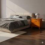 Alice 2 Drawer Bedside - Stained (W540 W420 H600mm)