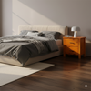 Alice 2 Drawer Bedside - Stained (W540 W420 H600mm)