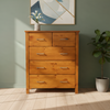 Alice 5 Drawer Tallboy (W860 D440 H1050mm)