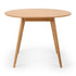 Radius Round 1000 Oak Top Dining Table *kit