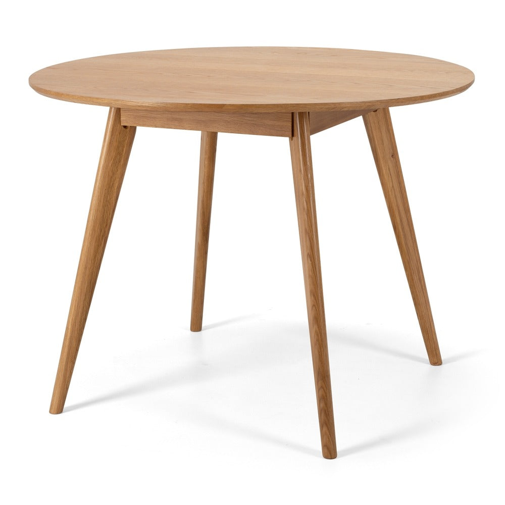 Radius Round 1000 Dining Table – Oak Top Kitset – Furniture Tree