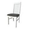 Scarletwood Chair - Dark Grey Fabric Seat (W430-D540-H1050mm)
