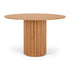 Rho Dining Table 120rd (Natural Oak)