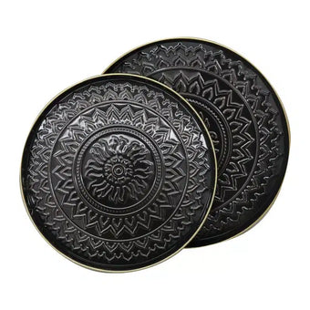 Rangoli Tray - Large- Black