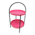 Two Tier Rangoli Stand- Pink