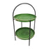 Two Tier Rangoli Stand- Dark Green
