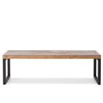 Woodsmith-6-pce-Bench-4-Cognac-Rustic-Chair