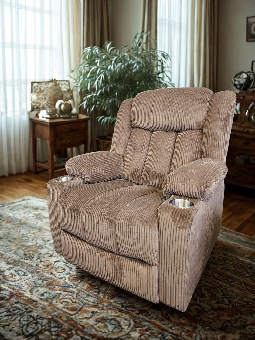 Espresso Ease Heat Massage Recliner Lift Up Chair