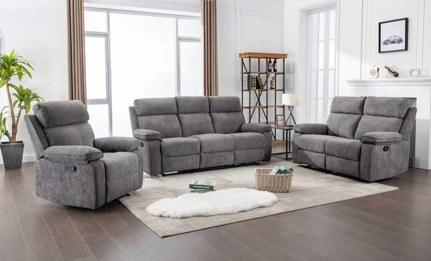 Titan 3+2+1 Manual Recliner Lounge