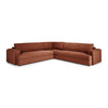Gotto Corner Sofa Caramel (W296x296 D104 H77 SH42CM)
