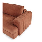 Gotto Corner Sofa Caramel (W296x296 D104 H77 SH42CM)