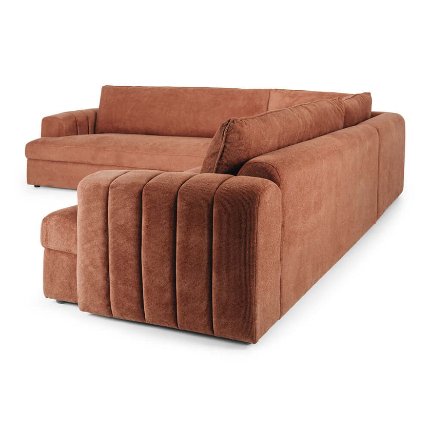 Gotto Corner Sofa Caramel