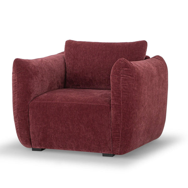Grace Armchair - Claret (W126 D93 H82CM)