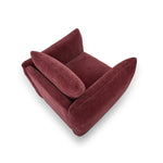 Grace Armchair - Claret (W126 D93 H82CM)
