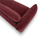 Grace 3 Seater Sofa - Claret (W222 D93 H82CM)