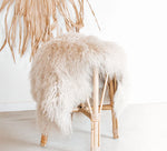 Tibetan Curl Sheepskin Natural 60x100cm