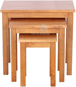 Linda 3pce Nest Of Tables Oak Stain Kit