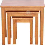 Linda 3pce Nest Of Tables Oak Stain Kit