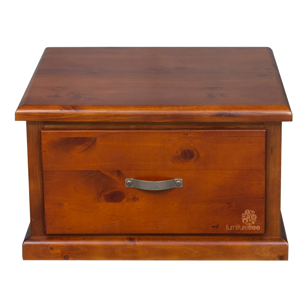Elmont 1 Drawer Lamp Table (W730 D730 H430mm)