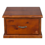 Elmont 1 Drawer Lamp Table (W730 D730 H430mm)