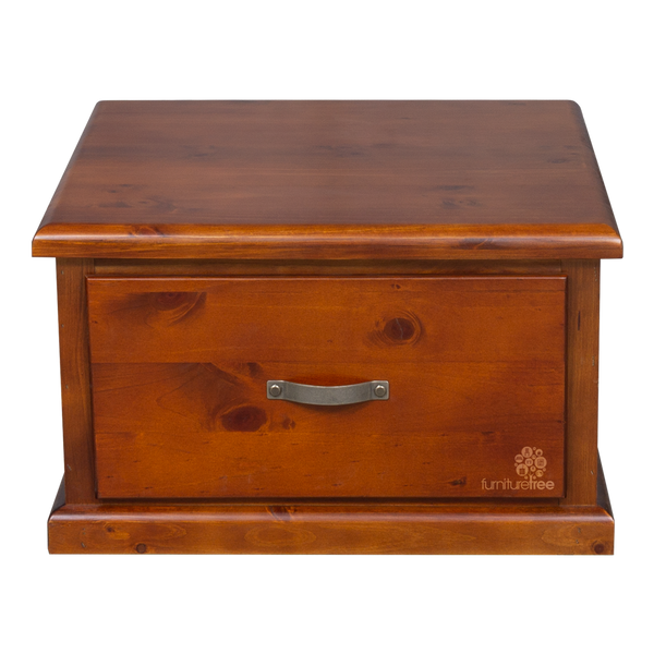 Elmont 1 Drawer Lamp Table (W730 D730 H430mm)