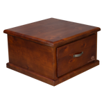 Elmont 1 Drawer Lamp Table (W730 D730 H430mm)