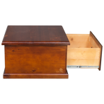 Elmont 1 Drawer Lamp Table (W730 D730 H430mm)