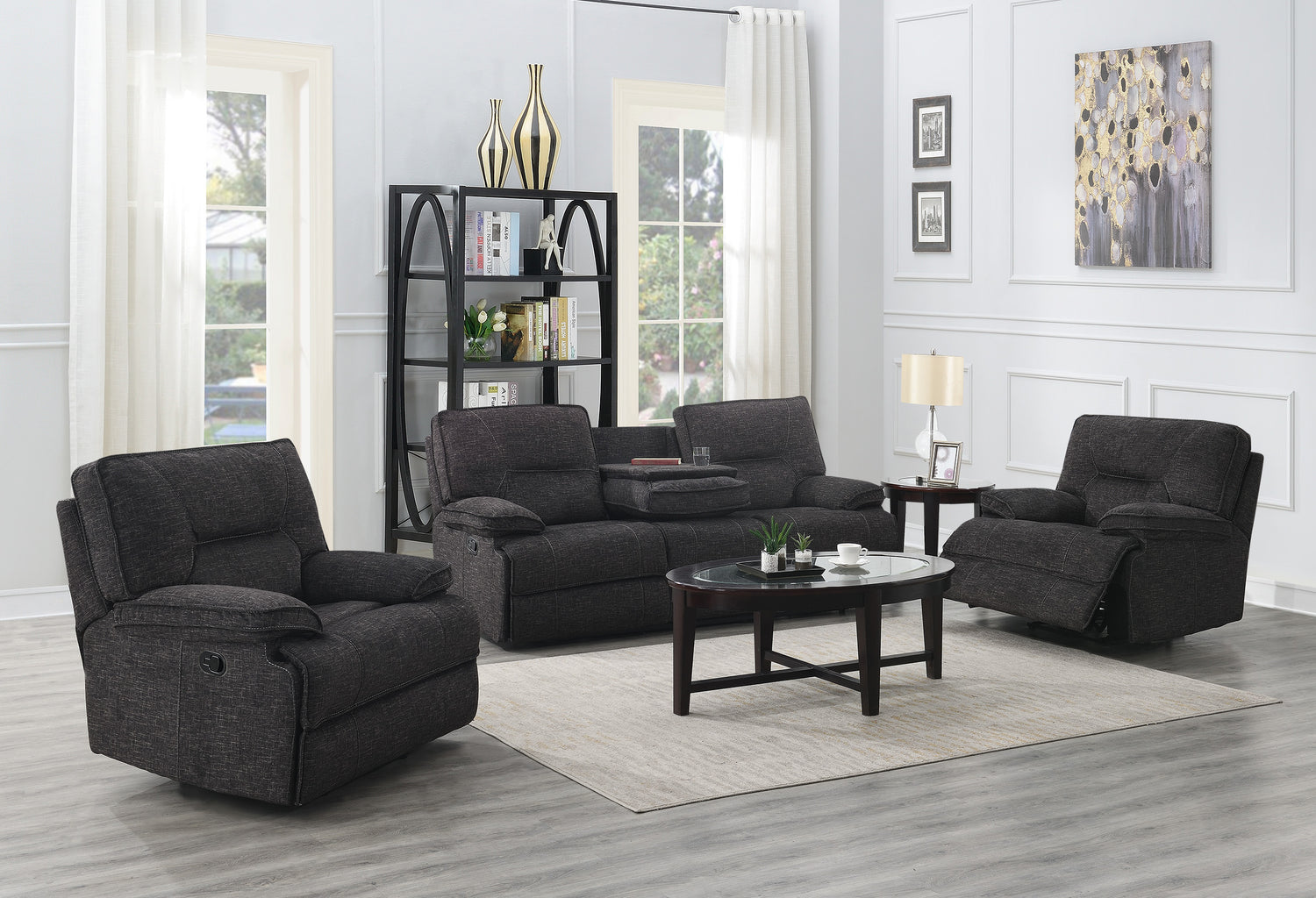 Dakota 3+1+1 Recliner Lounge- Manual