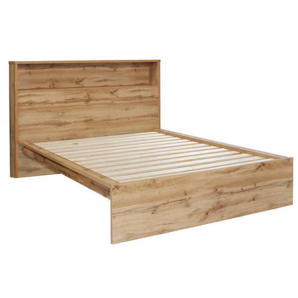 Nova Queen Slat Bed Frame-Storage (NZ Made)-CLEARANCE