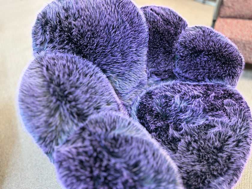 New York Swivel Occasional Chair -Purple