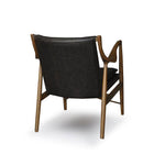 Finn Armchair-Black Leather
