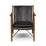 Finn Armchair-Black Leather