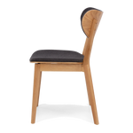 Zurich Chair Grey Fabric Seat