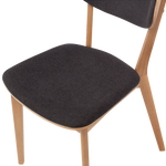 Zurich Chair Grey Fabric Seat