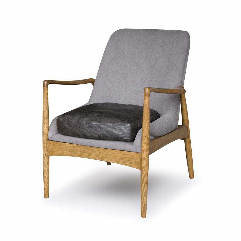 Steiner Armchair Canvas Charcoal