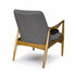 Steiner Armchair Canvas Charcoal