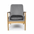 Steiner Armchair Canvas Charcoal