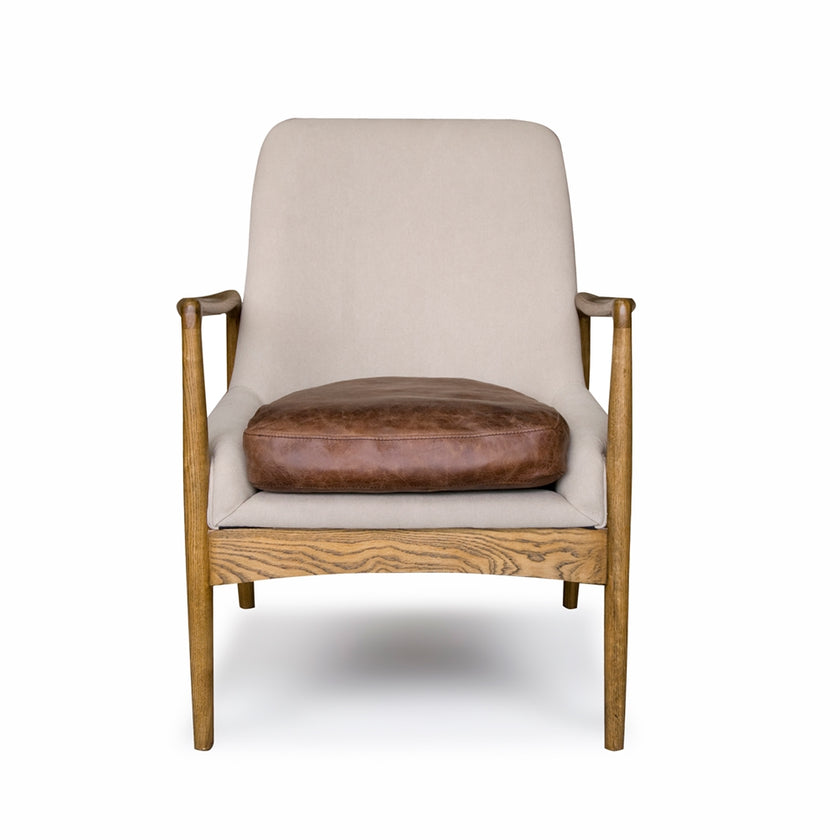 Steiner Armchair Canvas Cement